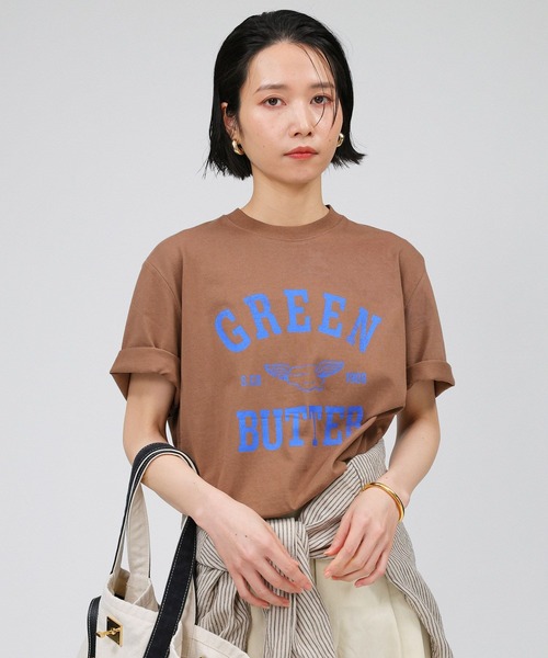 Tシャツ・カットソー [GREEN BUTTER] Butter Wing Tee : 5color GREEN BUTTER】Wing Tee（Tシャツ/カットソー）｜GREEN BUTTER