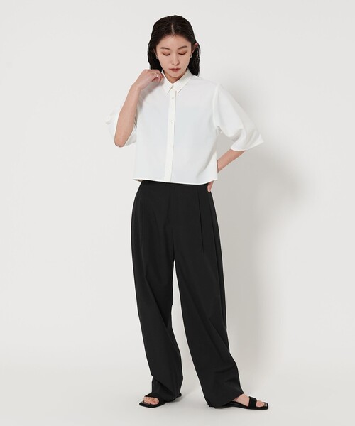 MARW UNITED ARROWS（マルゥ ユナイテッドアローズ）の「＜MARW UNITED ARROWS＞ドレープ タック パンツ（その他パンツ・レディース・モカ/ダークグレー/ブラック・38/36）」の8枚目の写真