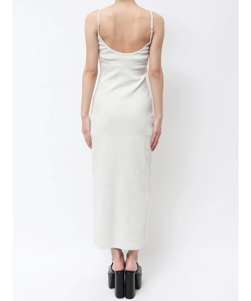 GYDA（ジェイダ）の「SIDE スリットテレコキャミロングワンピース（ワンピース・レディース・ブラック/ベージュ/ライトグレー・FREE）」の18枚目の写真