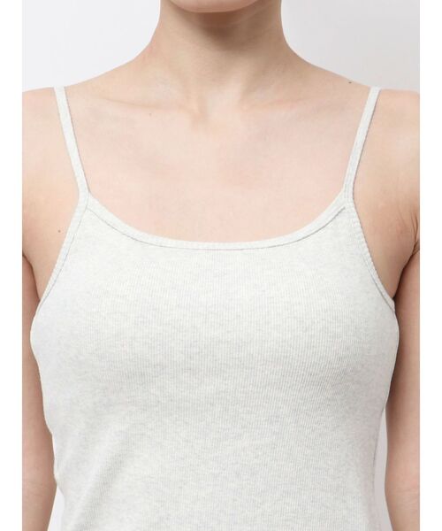 GYDA（ジェイダ）の「SIDE スリットテレコキャミロングワンピース（ワンピース・レディース・ブラック/ベージュ/ライトグレー・FREE）」の19枚目の写真