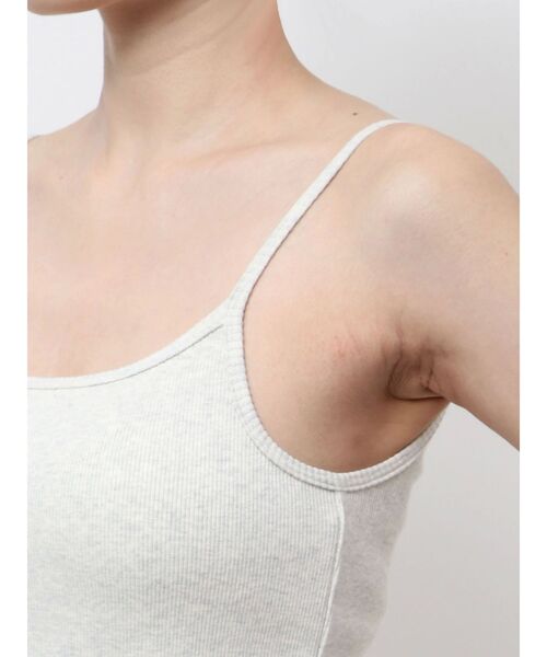 GYDA（ジェイダ）の「SIDE スリットテレコキャミロングワンピース（ワンピース・レディース・ブラック/ベージュ/ライトグレー・FREE）」の20枚目の写真