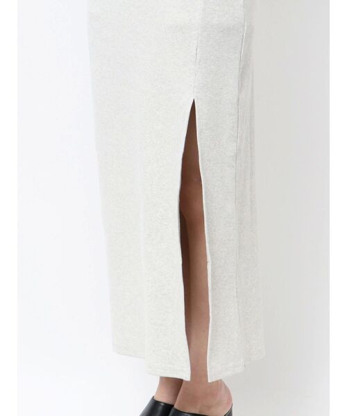 GYDA（ジェイダ）の「SIDE スリットテレコキャミロングワンピース（ワンピース・レディース・ブラック/ベージュ/ライトグレー・FREE）」の21枚目の写真