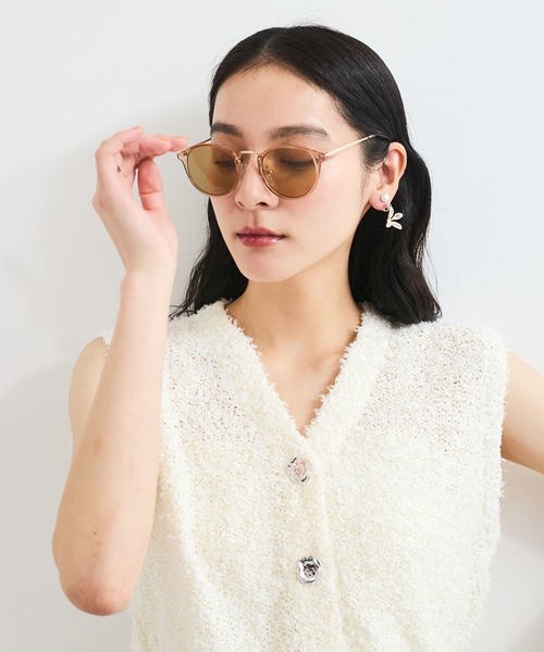 VIS（ビス）の「カラーファッショングラス（サングラス・レディース・ベージュ系その他2/ブラウン系その他2/ブラック系その他・FREE）」の14枚目の写真