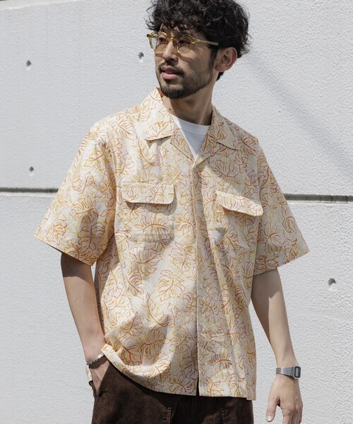 フリークスストア　インドバティック調柄半袖シャツ FREAK'S STORE シャツ FREAK'S STORE/フリークスストア インド製