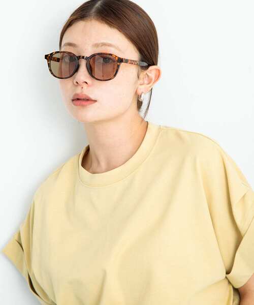 NOEYEDIA（ノーアイディア）の「noeyedia　NE-436（メガネ・レディース・ライトブラウン/チャコールグレー/モカ・ONE）」の5枚目の写真