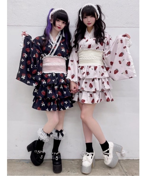 CHERRY BERRY PRINCESS 浴衣ワンピース（ワンピース）｜Ank