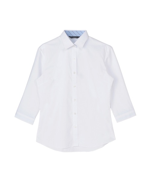 形態安定ノーアイロン ワイド 7分袖ビジネスワイシャツ（ビジネス