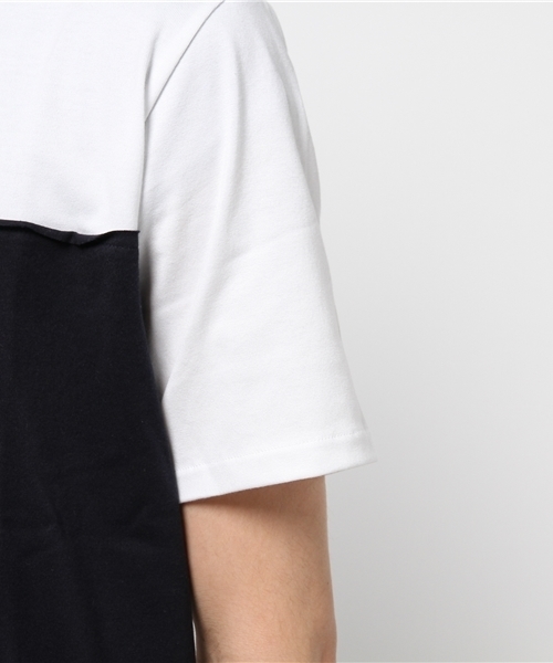 NUMBER (N)INE(ナンバーナイン)の「2トーンVネックTシャツ(Tシャツ/カットソー・メンズ・ブラック系その他2/ネイビー/ブラック系その他/ホワイト×ネイビー・4/3/2)」の7枚目の写真
