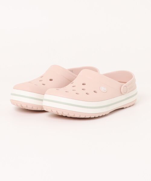 crocs(クロックス)の「CROCBAND(サンダル・レディース・ライトピンク/スカイブルー系/ピンク系1・24.0cm/23.0cm)」の2枚目の写真