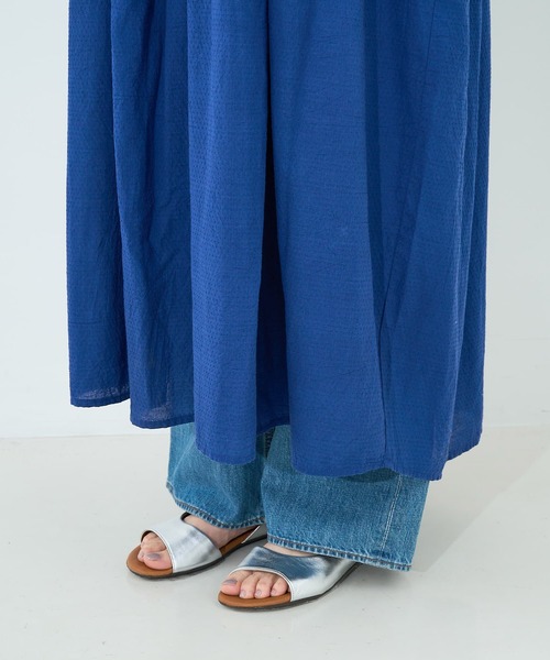 collex(コレックス)の「レース切替パフスリーブワンピース(ワンピース・レディース・ブラック/ブルー・フリー)」の19枚目の写真