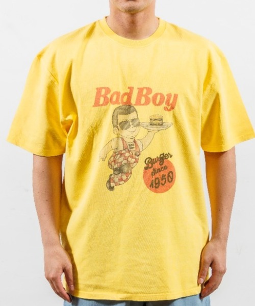 JUNKSOUL(ジャンクソウル)の「JUNK SOUL/JS BAD BOY Tシャツ (M4)(Tシャツ/カットソー・メンズ・イエロー/ホワイト・LARGE/MEDIUM/X-LARGE)」の1枚目の写真