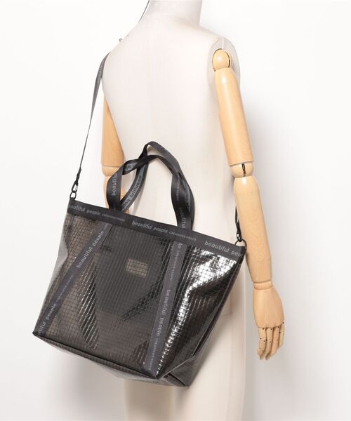 beautiful people plaid vinyl logo tape bag L 1515611969