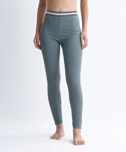 ROXY（ロキシー）の「【ROXY/ロキシー】24SS LONG WAY/水陸両用UVカットラッシュガードレギンス・スパッツ(水着)（レギンス/スパッツ・レディース・カーキ・MEDIUM/LARGE/SMALL）」の3枚目の写真