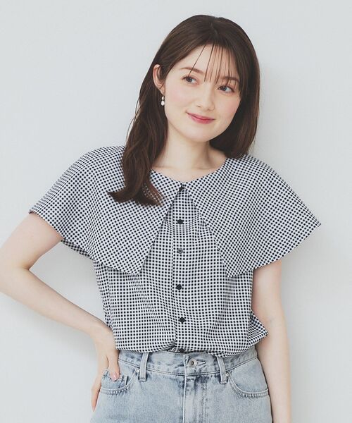 ブラウス シャツ 2wayオフショルシャツ レディース PAGEBOY ブラウス シャツ 2WAYオフショルブラウス レディース