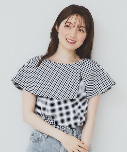 ブラウス シャツ プリーツカフス2WAYシャツ レディース シャツ・ブラウス クロスプラス公式通販サイト