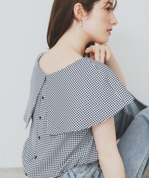 index | 前後2wayオフショルカラーブラウス【洗濯機可】(シャツ/ブラウス)