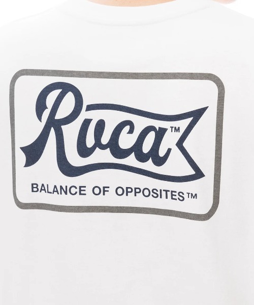 RVCA(ルーカ)の「【RVCA/ルーカ】25SS PEN SCRIPT SS/バックプリント半袖ロゴTシャツ(Tシャツ/カットソー・メンズ・ホワイト/ブラック・MEDIUM/LARGE)」の5枚目の写真