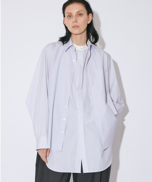 ブラウス シャツ ビューティフルピープル beautiful people double-end finx     stripe ruffle shi beautiful people ブラウス シャツ ビューティフルピープル