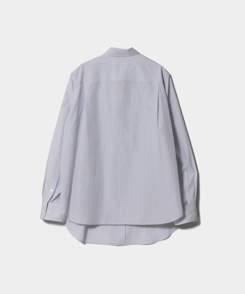 beautiful people（ビューティフルピープル）の「double-front        finx stripe shirt（シャツ/ブラウス・レディース・オフホワイト/ブルー・36/34）」の8枚目の写真