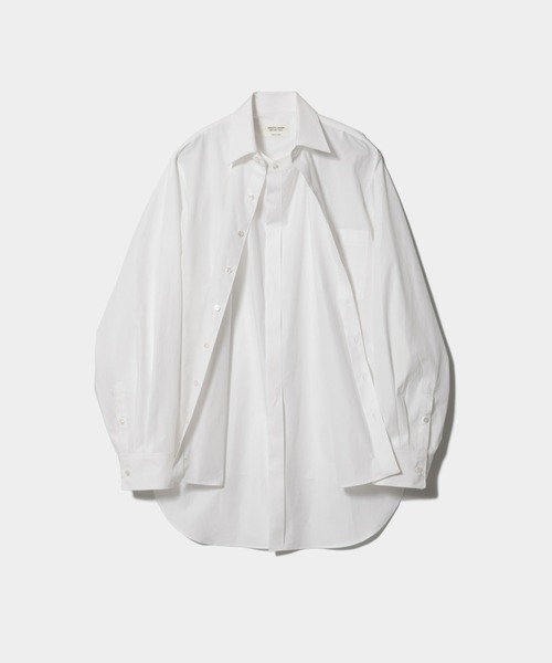 beautiful people（ビューティフルピープル）の「double-front        finx stripe shirt（シャツ/ブラウス・レディース・オフホワイト/ブルー・36/34）」の16枚目の写真