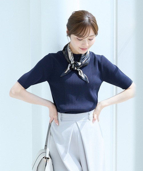 セール】スカーフツキニット494364（ニット/セーター）｜Andemiu