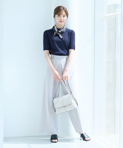 セール】スカーフツキニット494364（ニット/セーター）｜Andemiu