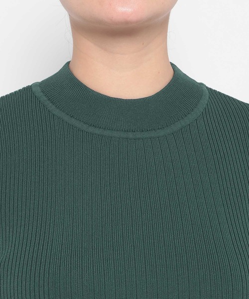 Andemiu（アンデミュウ）の「スカーフツキニット494364（ニット/セーター・レディース・オフホワイト/グリーン/ネイビー・FREE）」の11枚目の写真