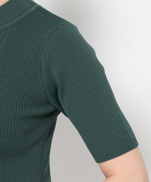 Andemiu（アンデミュウ）の「スカーフツキニット494364（ニット/セーター・レディース・オフホワイト/グリーン/ネイビー・FREE）」の10枚目の写真