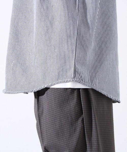 FREDY MAC(フレディーマック)の「【FREDYMAC/フレディマック】ヒッコリーシャツ ショートスリーブ ストライプシャツ(シャツ/ブラウス・メンズ・ホワイト系その他4/ブルー系その他7・M/L)」の16枚目の写真