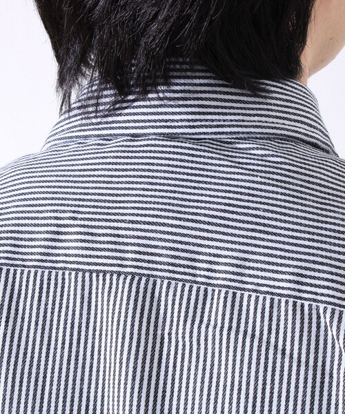 FREDY MAC(フレディーマック)の「【FREDYMAC/フレディマック】ヒッコリーシャツ ショートスリーブ ストライプシャツ(シャツ/ブラウス・メンズ・ホワイト系その他4/ブルー系その他7・M/L)」の15枚目の写真