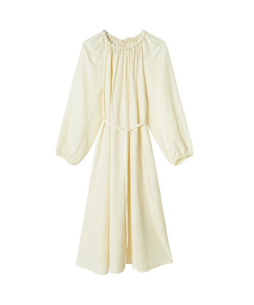 DECADE CLASSIC ギャザーネック ロングワンピース（ワンピース