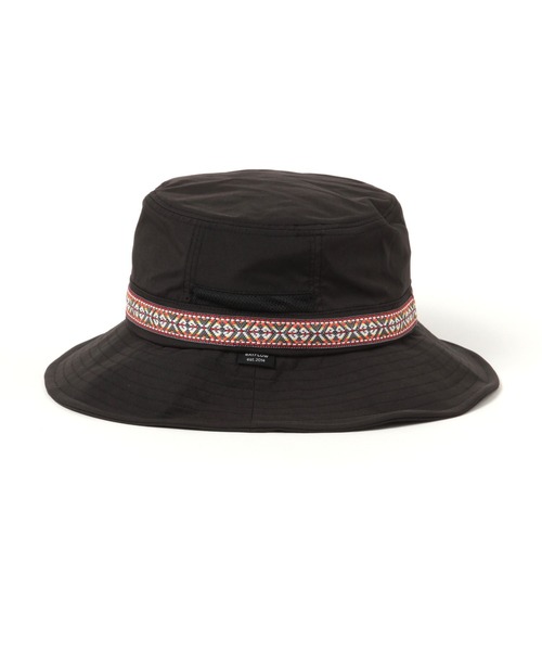 BAYFLOW（ベイフロー）の「【UVケア・接触冷感・吸水速乾・撥水】アドベンチャーテープハット（ハット・メンズ・ブラック/カーキ・FREE）」の4枚目の写真