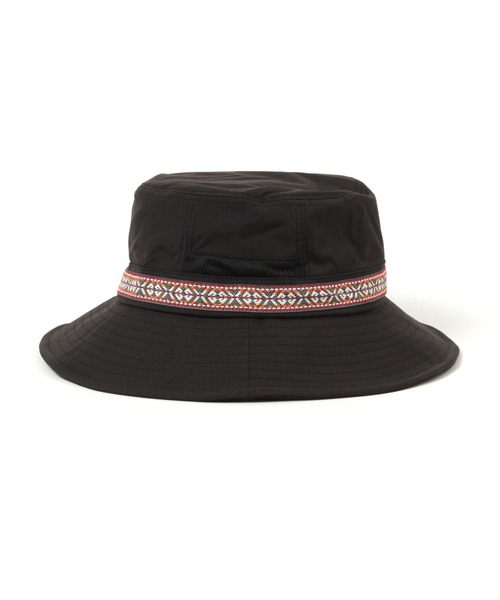 BAYFLOW（ベイフロー）の「【UVケア・接触冷感・吸水速乾・撥水】アドベンチャーテープハット（ハット・メンズ・ブラック/カーキ・FREE）」の5枚目の写真