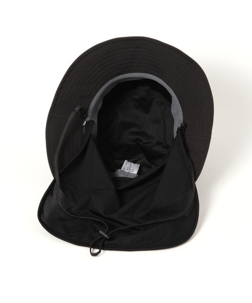 BAYFLOW（ベイフロー）の「【UVケア・接触冷感・吸水速乾・撥水】アドベンチャーテープハット（ハット・メンズ・ブラック/カーキ・FREE）」の7枚目の写真