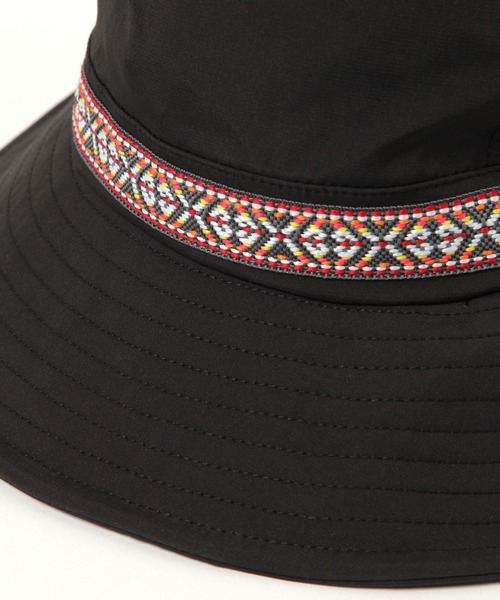 BAYFLOW（ベイフロー）の「【UVケア・接触冷感・吸水速乾・撥水】アドベンチャーテープハット（ハット・メンズ・ブラック/カーキ・FREE）」の8枚目の写真