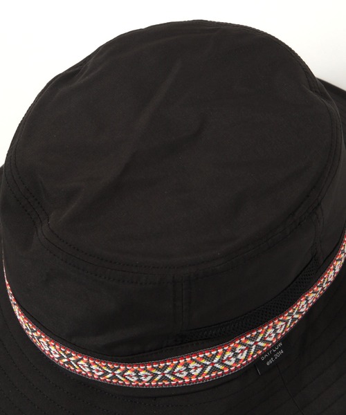 BAYFLOW（ベイフロー）の「【UVケア・接触冷感・吸水速乾・撥水】アドベンチャーテープハット（ハット・メンズ・ブラック/カーキ・FREE）」の10枚目の写真