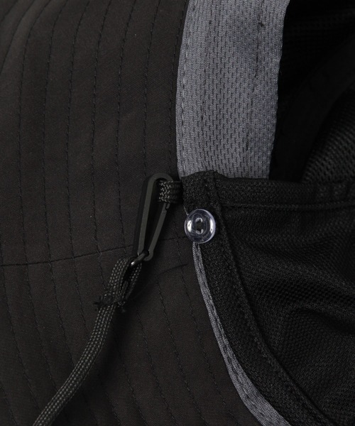 BAYFLOW（ベイフロー）の「【UVケア・接触冷感・吸水速乾・撥水】アドベンチャーテープハット（ハット・メンズ・ブラック/カーキ・FREE）」の12枚目の写真