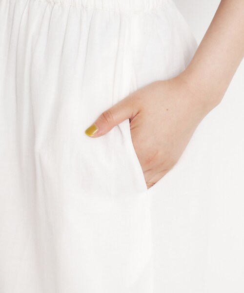 THE SHOP TK （ザ ショップ ティーケー ）の「スカラップ刺繍スカート【洗濯機OK】（スカート・レディース・オフホワイト/ブラック・99）」の16枚目の写真