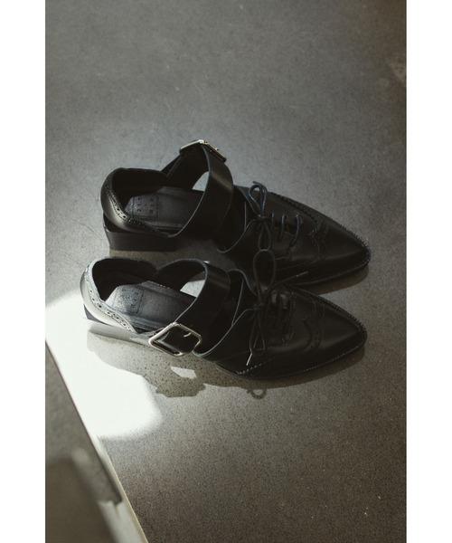 靴 rim.ark Cut out wing tip shoes 試着のみ／rim.ark Cut out wing tip shoes