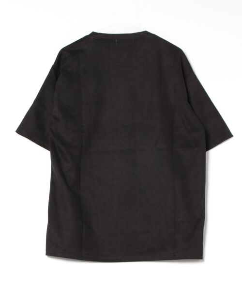 almo(アルモ)の「ベロアタッチオーバーサイズプリントTシャツ(NEZ)(Tシャツ/カットソー・レディース・ブラック/グレー/ブラウン/グリーン/レッド/パープル・FREE)」の7枚目の写真