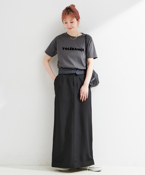 追加》手洗い可 / フロッキープリントロゴTEE（Tシャツ