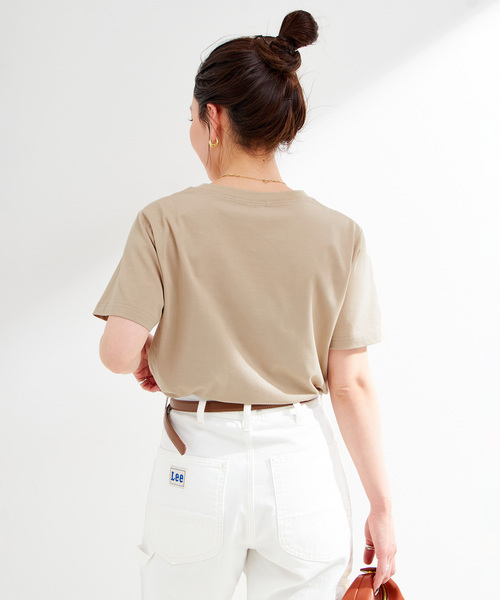 ブローディア BRODIAEA 極サラコットンフロッキープリントTシャツ （オフホワイト） BRODIAEA（ブローディア）の「BRODIAEA 極サラコットン