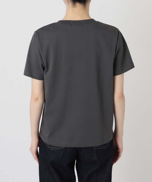 B.C STOCK(ベーセーストック)の「《追加》手洗い可 / フロッキープリントロゴTEE(Tシャツ/カットソー・レディース・ブラック系その他/ホワイト/ベージュ・FREE)」の17枚目の写真