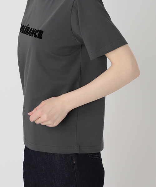 B.C STOCK(ベーセーストック)の「《追加》手洗い可 / フロッキープリントロゴTEE(Tシャツ/カットソー・レディース・ブラック系その他/ホワイト/ベージュ・FREE)」の8枚目の写真