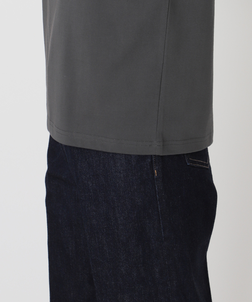 B.C STOCK(ベーセーストック)の「《追加》手洗い可 / フロッキープリントロゴTEE(Tシャツ/カットソー・レディース・ブラック系その他/ホワイト/ベージュ・FREE)」の9枚目の写真