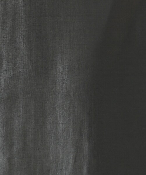 OPAQUE.CLIP（オペークドットクリップ）の「裾ドロストシアーショートシャツ【洗濯機洗い可】（シャツ/ブラウス・レディース・オレンジ/ダークブラウン/チャコールグレー・42/38/40）」の7枚目の写真