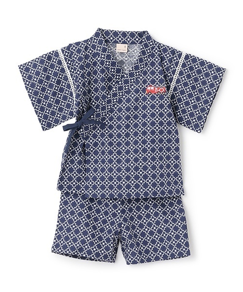 petit main(プティマイン)の「boysアソート甚平(浴衣・キッズ・カラフル/ネイビー/ダークブルー/ブルー・110cm/120cm/90cm/100cm/130cm/80cm)」の3枚目の写真