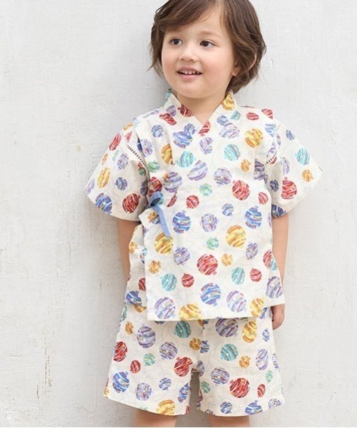 petit main(プティマイン)の「boysアソート甚平(浴衣・キッズ・カラフル/ネイビー/ダークブルー/ブルー・110cm/120cm/90cm/100cm/130cm/80cm)」の11枚目の写真