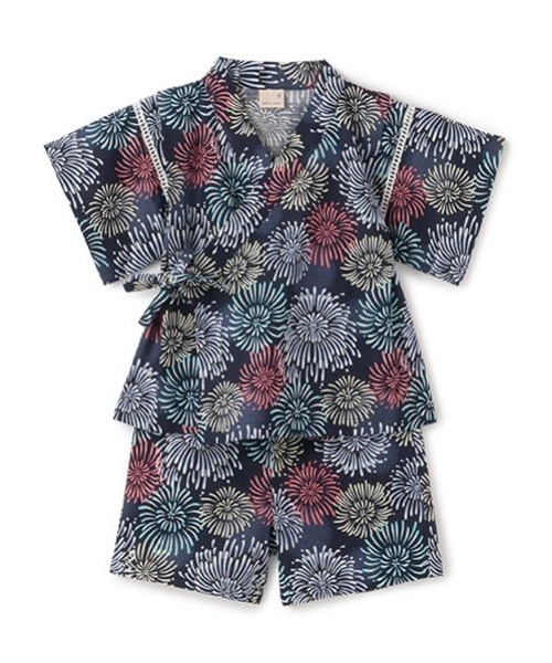 petit main(プティマイン)の「boysアソート甚平(浴衣・キッズ・カラフル/ネイビー/ダークブルー/ブルー・110cm/120cm/90cm/100cm/130cm/80cm)」の12枚目の写真