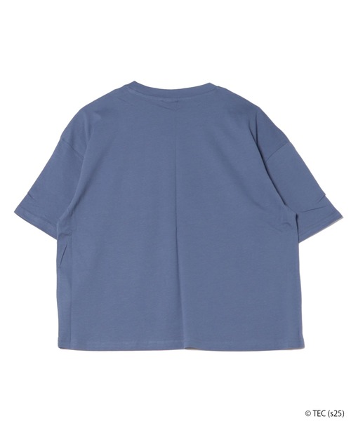 Tom&Jerry(トムアンドジェリー)の「【公式】トムとジェリー 天竺半袖WIDE型ポケTシャツ(Tシャツ/カットソー・レディース・ブルー/グリーン/モカ/オフホワイト・L/M)」の5枚目の写真